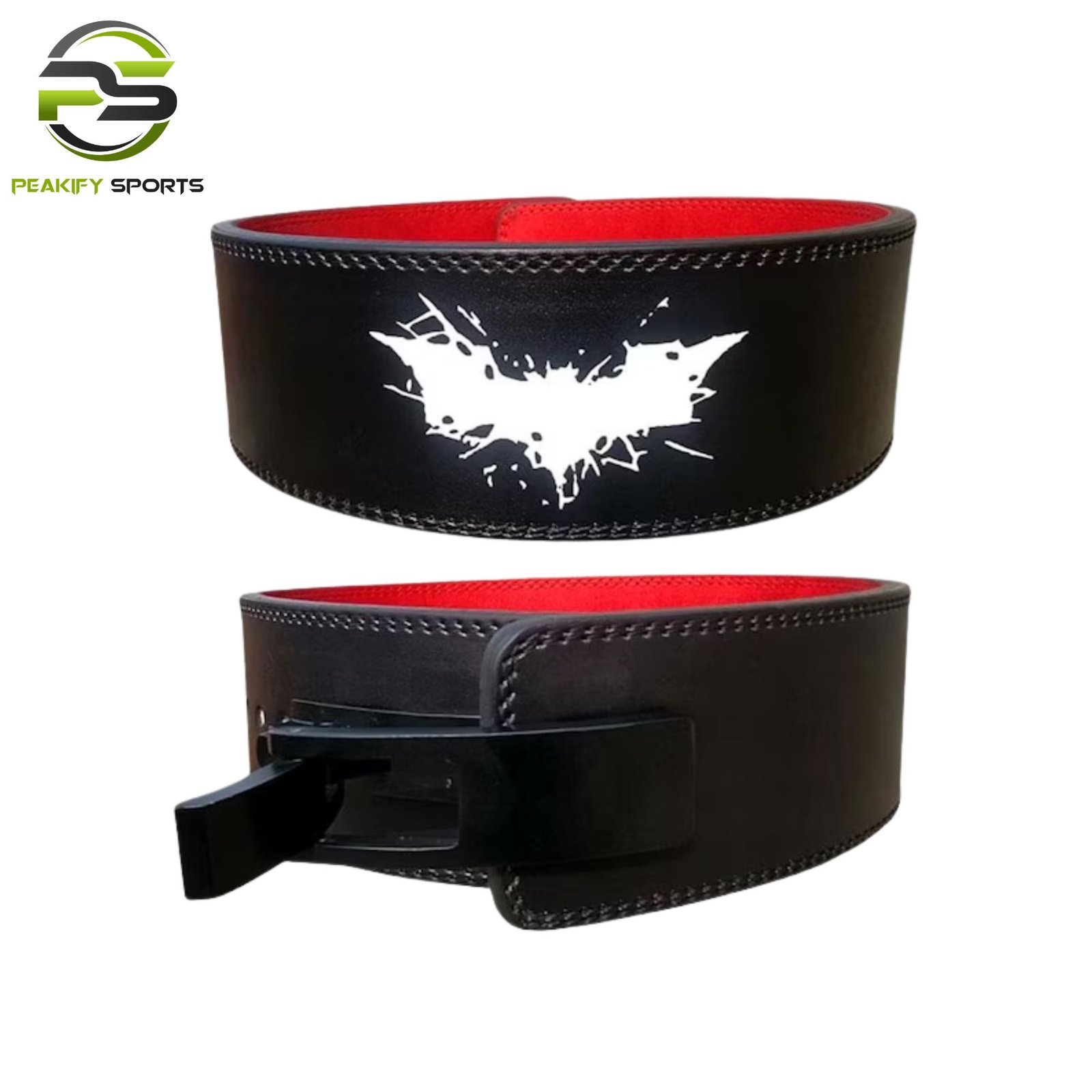 Peakify Night-Stalker Pro Lever Weightlifting Belt – 10mm Competition Grade