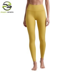 Women’s Sculpt High-Rise Compression Leggings – Mustard Gold
