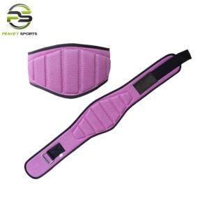 Peakify Sports Breathable Pink Mesh Weightlifting Belt