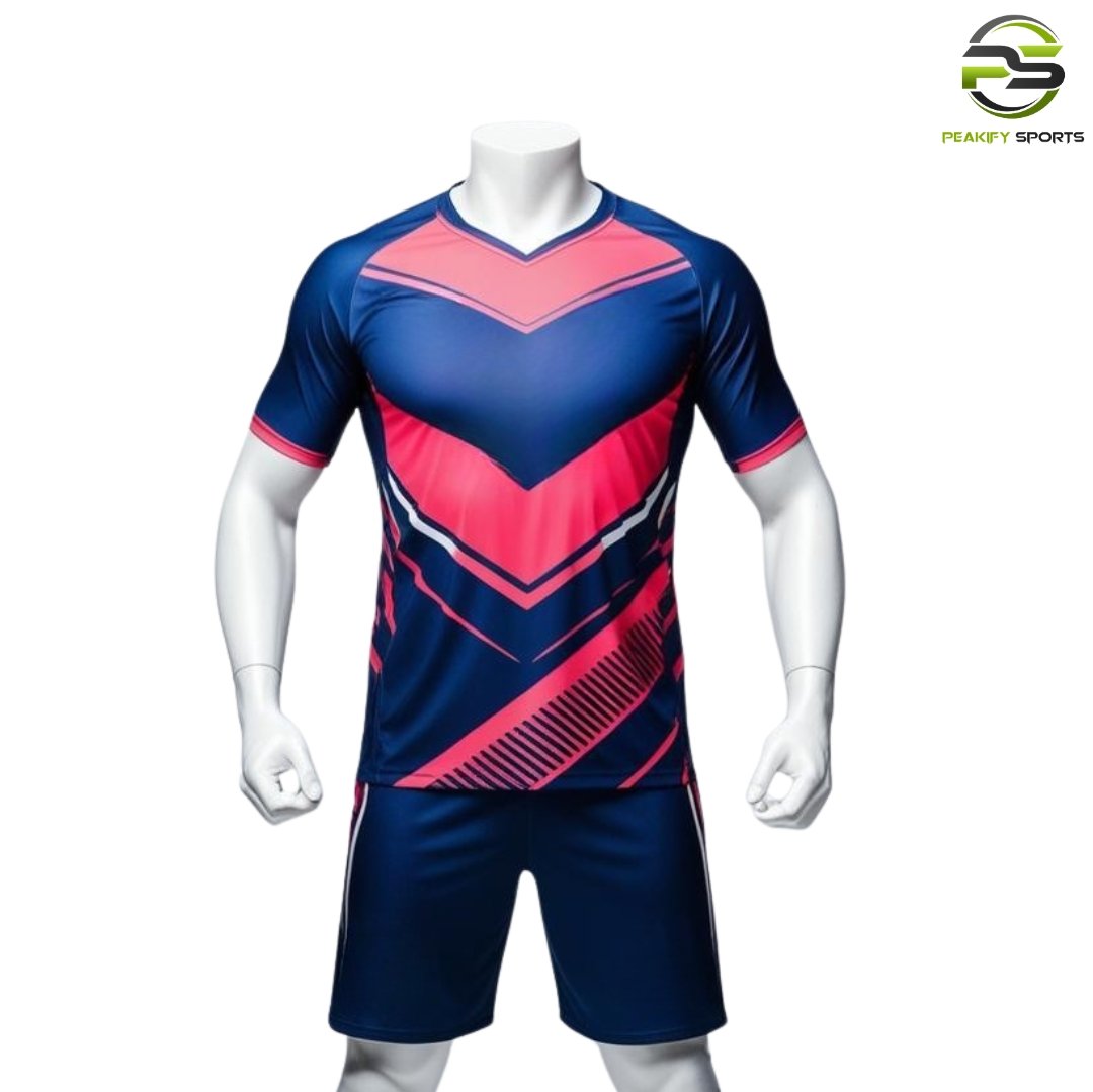 Predator Strike Custom Football Uniform – Black/Red