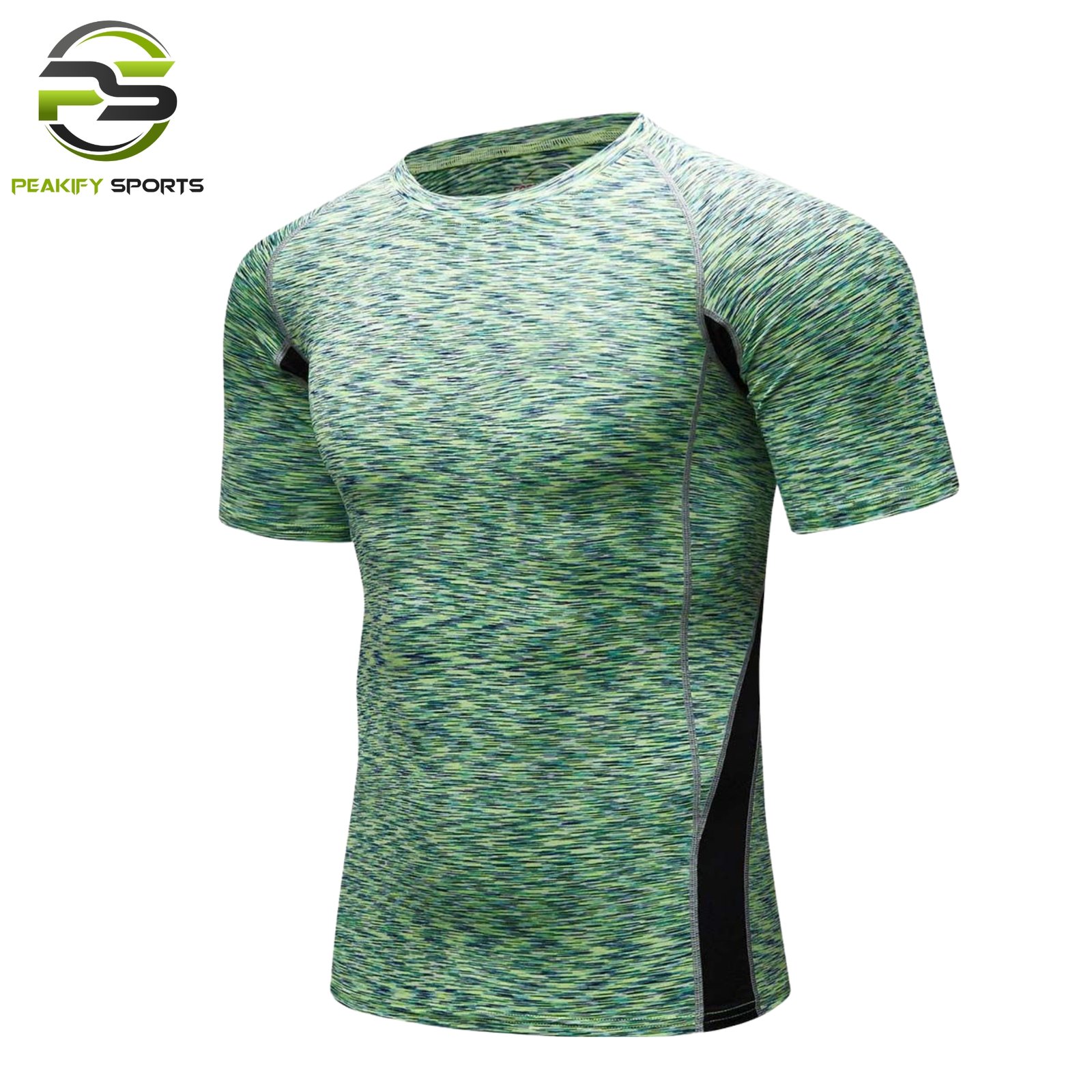 Men’s Fusion Heather Performance Tee – Alpine Moss