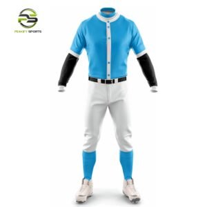 Cobalt Hex-Strike Custom Baseball Uniform