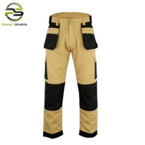 Peakify Pro-Operator Multi-Pocket Work Trousers – Khaki & Onyx