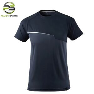 Men’s Stealth Performance Training Tee – Midnight Obsidian