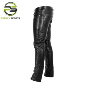 Peakify Onyx Urban Performance Trousers – Polished Leather Edition