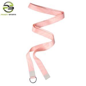 Peakify Pro-Flex Yoga & Stretching Strap – Rose Quartz Marble