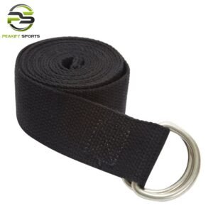 Peakify Pro-Stretching Yoga Strap – Midnight Onyx
