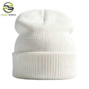 Peakify Arctic Core Performance Beanie – Alabaster White