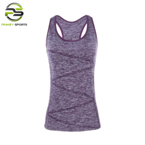 Women’s Velocity Heathered Performance Tank – Plum Mist