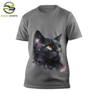 Men’s Celestial Guardian Graphic Tee – Slate Grey