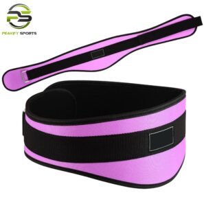 Peakify Sports Professional Neoprene Weightlifting Belt with Adjustable Lumbar Support